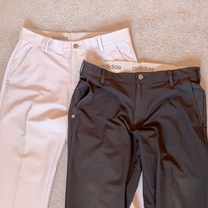 Adidas lightweight golf pants bundle of 2